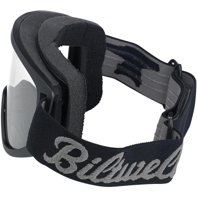 Biltwell Moto 2.0 Goggles Script Black Bandit Helmets UK